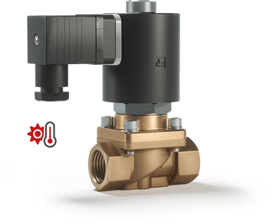 G1/4 - G1/2 PN40 brass/redbrass R802 +180°C